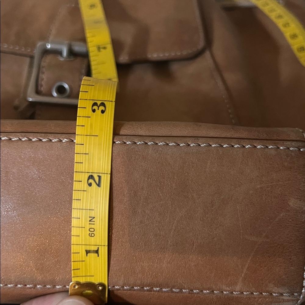 Vintage Coach Leather Buckle Backpack Bag - Picture 14 of 16